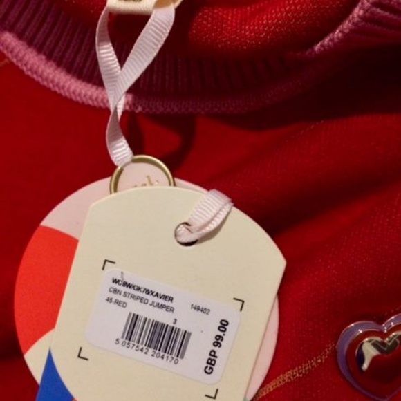 TED BAKER Xavier Striped Jumper-Ted Size #3 - Picture 6 of 6